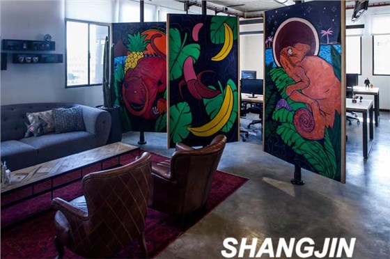 上海办公家具厂丨牛皮沙发