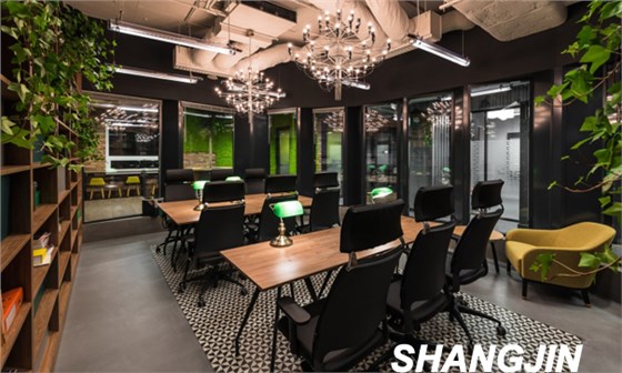上金办公家具丨钢木会议桌
