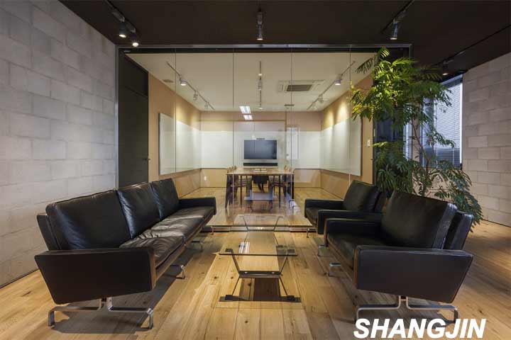 上海办公家具厂丨牛皮沙发