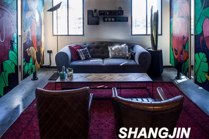 上海办公家具厂丨牛皮沙发